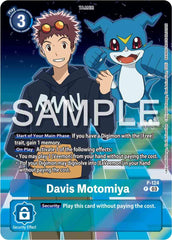 Davis Motomiya [P-124] (Digimon Adventure 02: The Beginning Set) [Promotional Cards] | Cracking-Singles