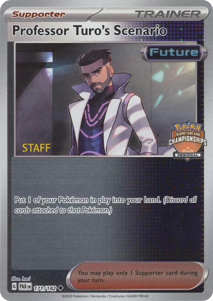 Professor Turo's Scenario (171/182) (2023 Regional Championships Staff) [League & Championship Cards] | Cracking-Singles