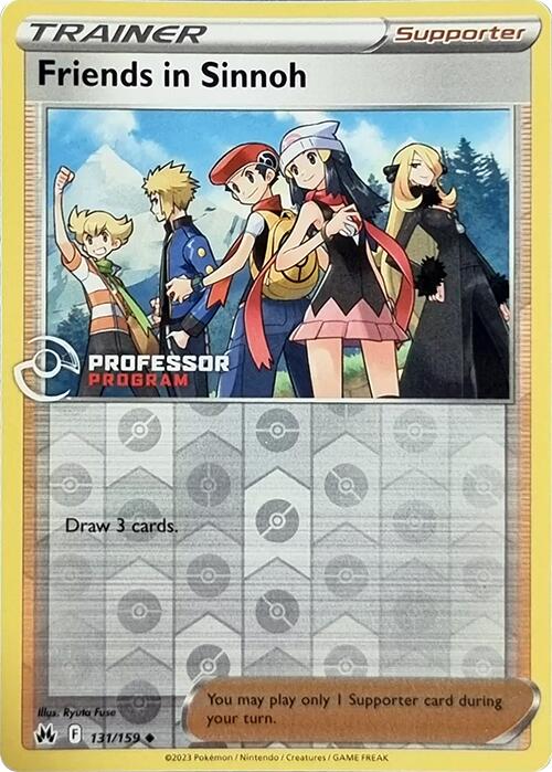 Friends in Sinnoh (131/159) (2023) [Professor Program Promos] | Cracking-Singles