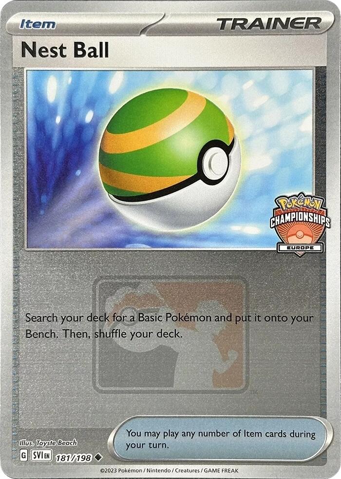 Nest Ball (181/198) (2024 Europe Championships) [League & Championship Cards] | Cracking-Singles