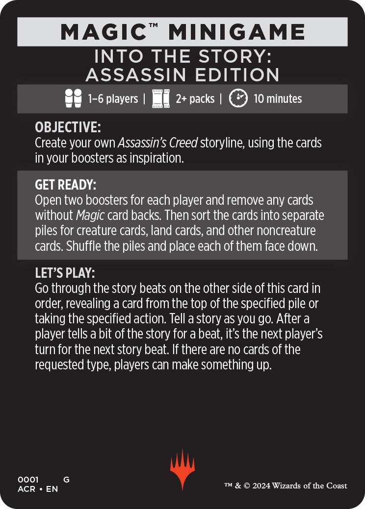 Into The Story: Assassin Edition (Magic Minigame) [Assassin's Creed Minigame] | Cracking-Singles