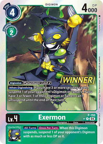 Exermon [P-150] (Store Tournament 2024 Jul. – Sep. Winner Pack) [Promotional Cards] | Cracking-Singles