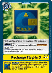 Recharge Plug-In Q [P-146] (Store Tournament 2024 Jul. – Sep. Participation Pack) [Promotional Cards] | Cracking-Singles