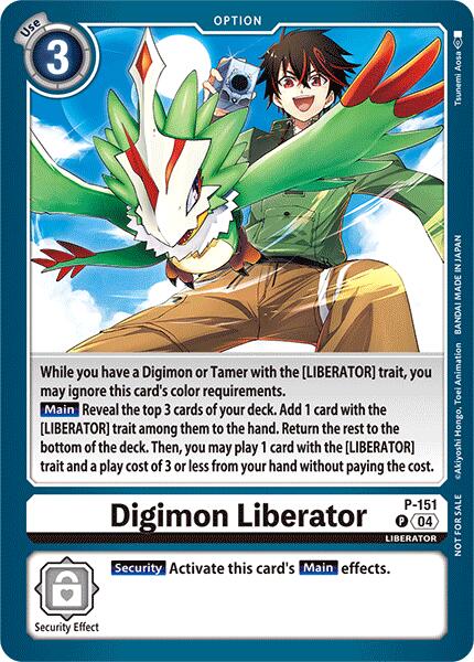 Digimon Liberator [P-151] (Store Tournament 2024 Jul. – Sep. Participation Pack) [Promotional Cards] | Cracking-Singles