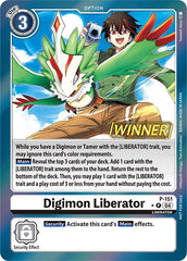 Digimon Liberator [P-151] (Store Tournament 2024 Jul. – Sep. Winner Pack) [Promotional Cards] | Cracking-Singles