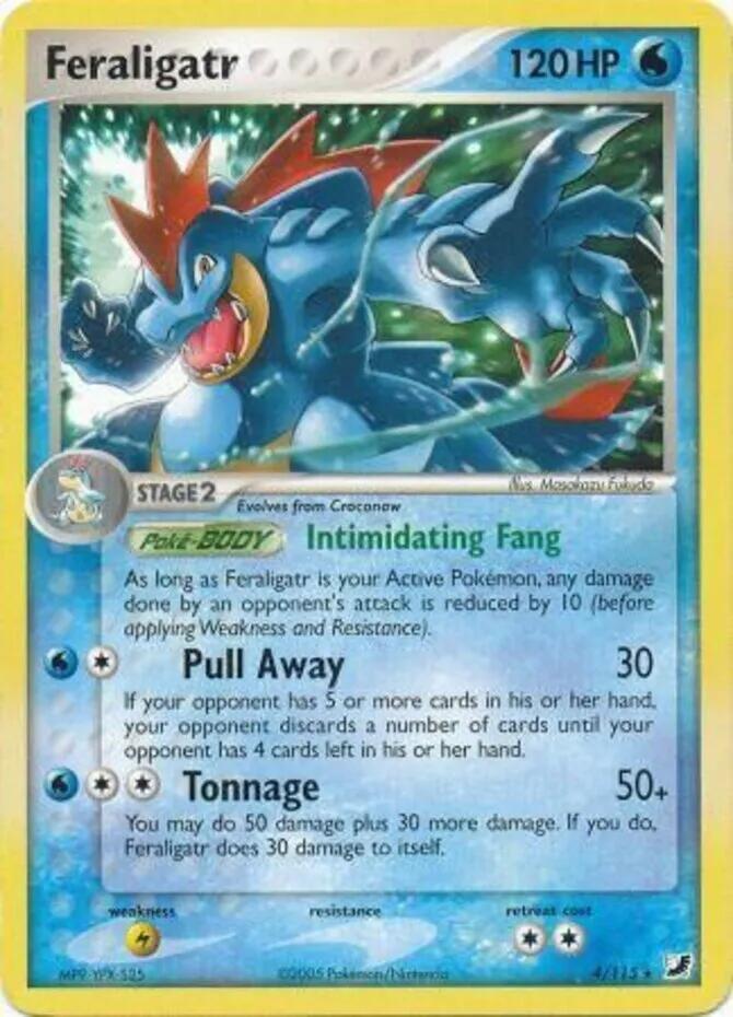 Feraligatr (4/115) (Theme Deck Exclusives) [EX: Unseen Forces] | Cracking-Singles