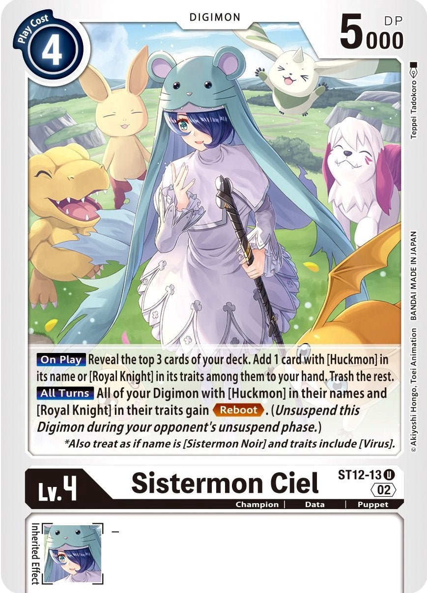 Sistermon Ciel [ST12-13] [Starter Deck: Jesmon] | Cracking-Singles