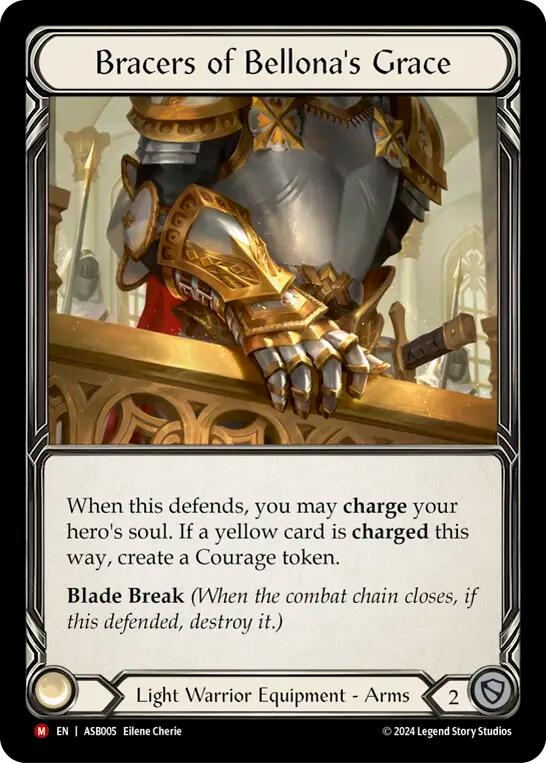 Bracers of Bellona's Grace [ASB005] (Armory Deck: Boltyn)  Rainbow Foil | Cracking-Singles