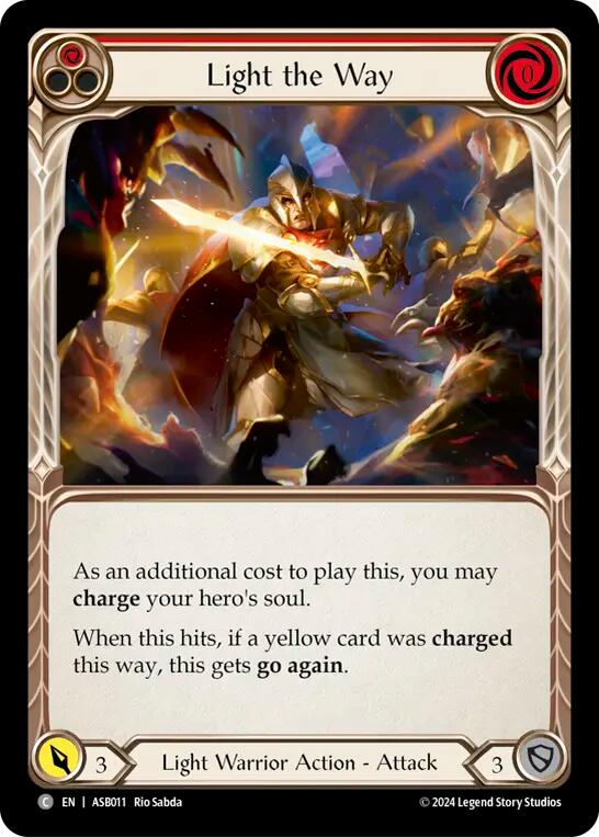 Light the Way (Red) [ASB011] (Armory Deck: Boltyn) | Cracking-Singles