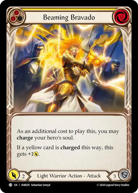 Beaming Bravado (Yellow) [ASB020] (Armory Deck: Boltyn) | Cracking-Singles