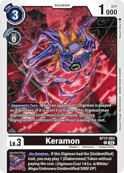 Keramon [BT17-053] [Secret Crisis] | Cracking-Singles