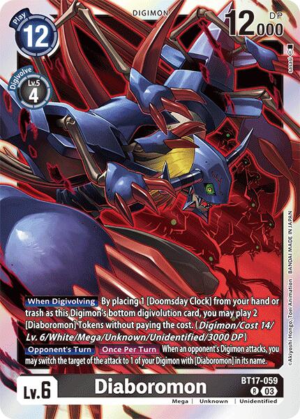 Diaboromon [BT17-059] [Secret Crisis] | Cracking-Singles