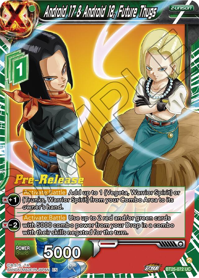 Android 17 & Android 18, Future Thugs (BT25-072) [Legend of the Dragon Balls Prerelease Promos] | Cracking-Singles