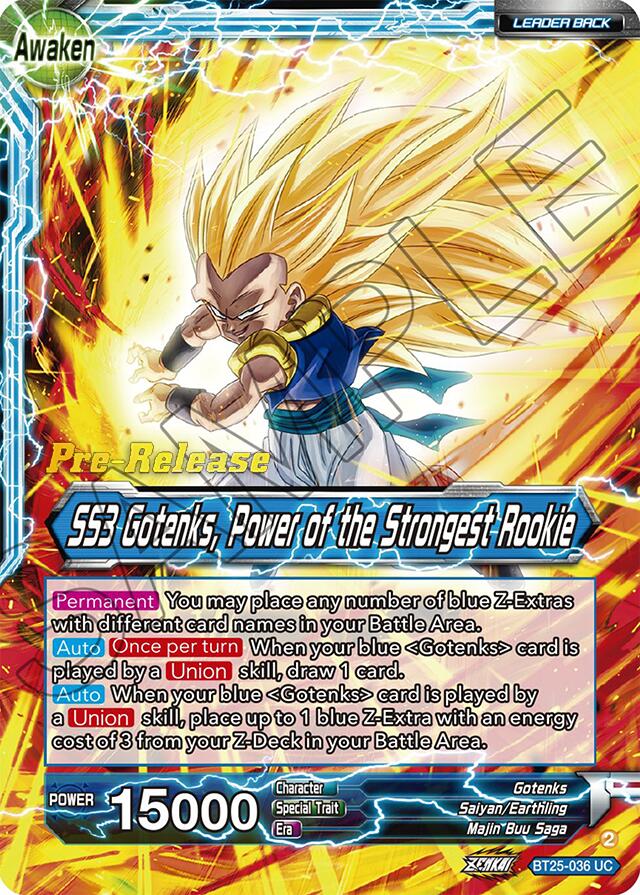 Gotenks // SS3 Gotenks, Power of the Strongest Rookie (BT25-036) [Legend of the Dragon Balls Prerelease Promos] | Cracking-Singles