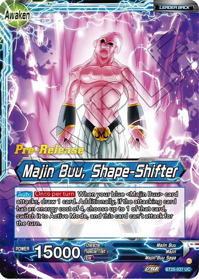 Majin Buu // Majin Buu, Shape-Shifter (BT25-037) [Legend of the Dragon Balls Prerelease Promos] | Cracking-Singles