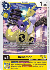 Renamon [BT17-031] [Secret Crisis] | Cracking-Singles