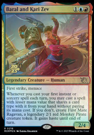 Baral and Kari Zev [March of the Machine Prerelease Promos] | Cracking-Singles