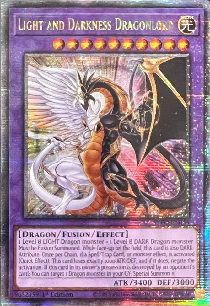 Light and Darkness Dragonlord (Quarter Century Secret Rare) [INFO-EN034] Quarter Century Secret Rare | Cracking-Singles