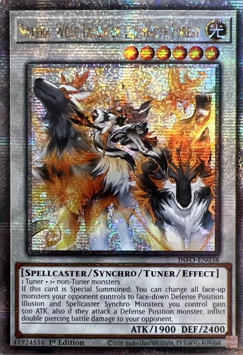 Silvera, Wolf Tamer of the White Forest (Quarter Century Secret Rare) [INFO-EN038] Quarter Century Secret Rare | Cracking-Singles