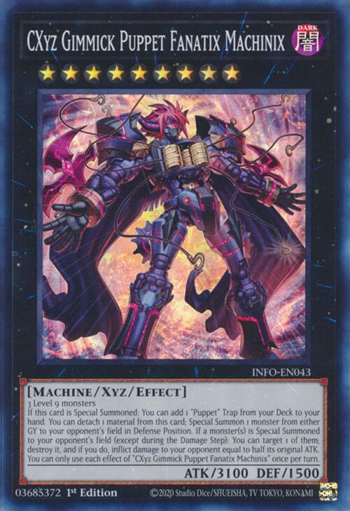 CXyz Gimmick Puppet Fanatix Machinix [INFO-EN043] Super Rare | Cracking-Singles