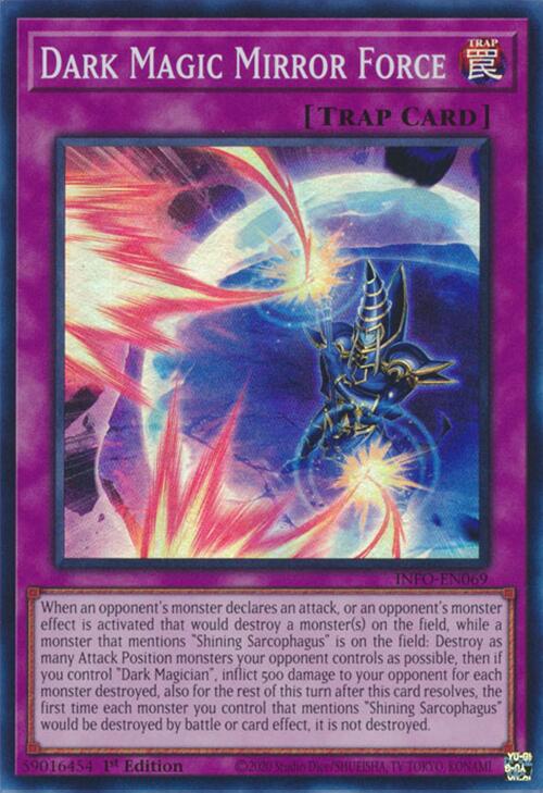 Dark Magic Mirror Force [INFO-EN069] Super Rare | Cracking-Singles