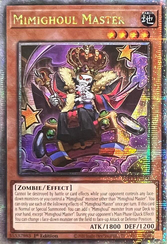 Mimighoul Master (Quarter Century Secret Rare) [INFO-EN090] Quarter Century Secret Rare | Cracking-Singles