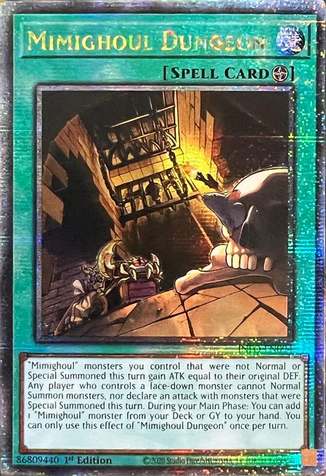 Mimighoul Dungeon (Quarter Century Secret Rare) [INFO-EN094] Quarter Century Secret Rare | Cracking-Singles