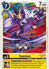 Taomon [BT17-035] [Secret Crisis] | Cracking-Singles