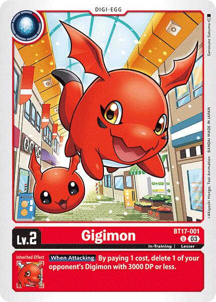 Gigimon [BT17-001] [Secret Crisis] | Cracking-Singles