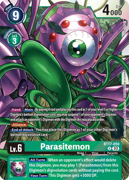 Parasitemon [BT17-050] [Secret Crisis] | Cracking-Singles