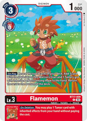 Flamemon [BT17-009] [Secret Crisis] | Cracking-Singles