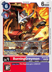 BurningGreymon [BT17-012] [Secret Crisis] | Cracking-Singles