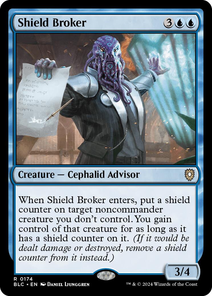 Shield Broker [Bloomburrow Commander] | Cracking-Singles