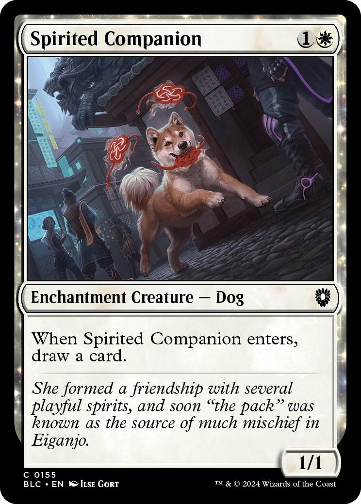 Spirited Companion [Bloomburrow Commander] | Cracking-Singles