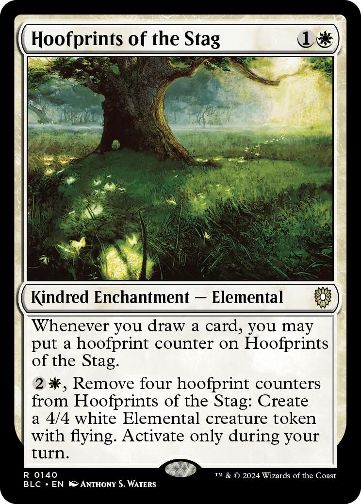 Hoofprints of the Stag [Bloomburrow Commander] | Cracking-Singles