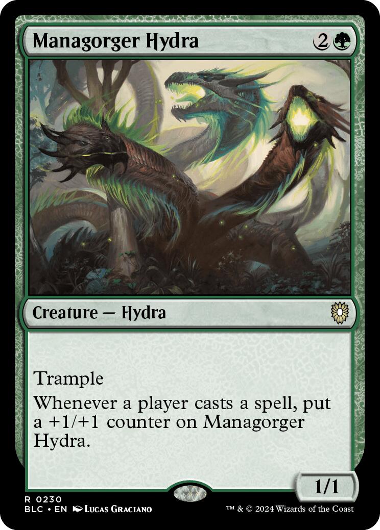 Managorger Hydra [Bloomburrow Commander] | Cracking-Singles