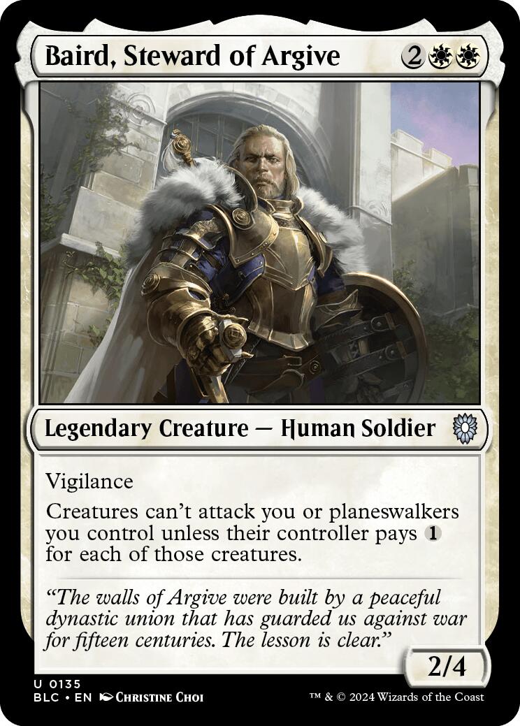 Baird, Steward of Argive [Bloomburrow Commander] | Cracking-Singles