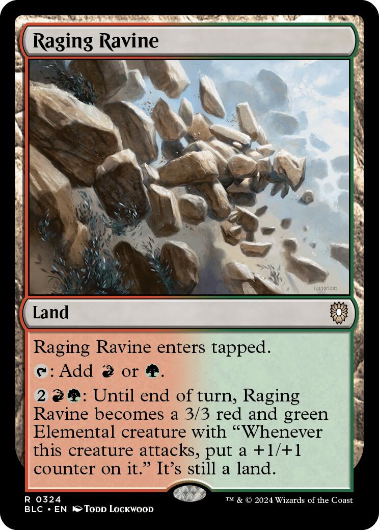 Raging Ravine [Bloomburrow Commander] | Cracking-Singles