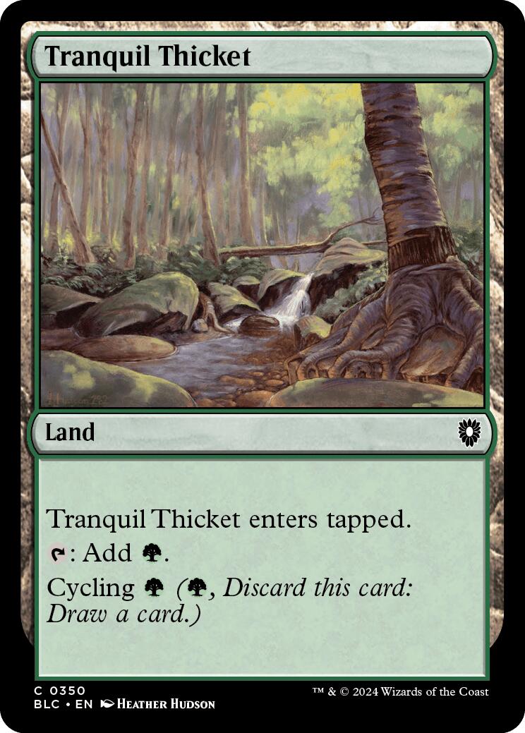 Tranquil Thicket [Bloomburrow Commander] | Cracking-Singles