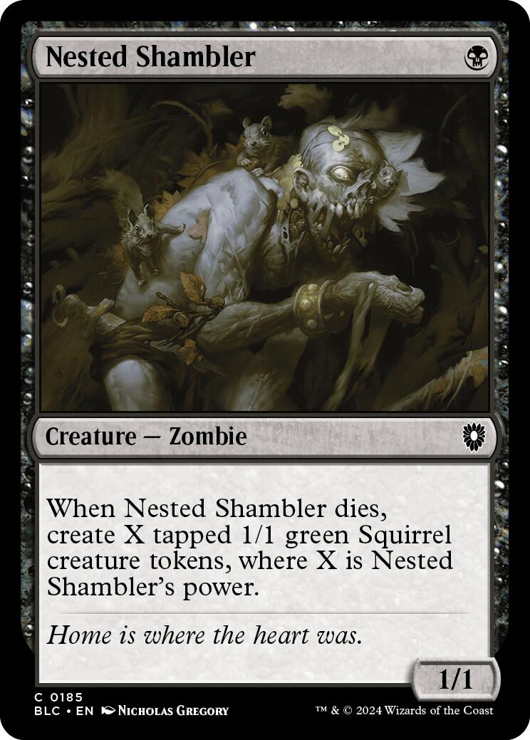 Nested Shambler [Bloomburrow Commander] | Cracking-Singles