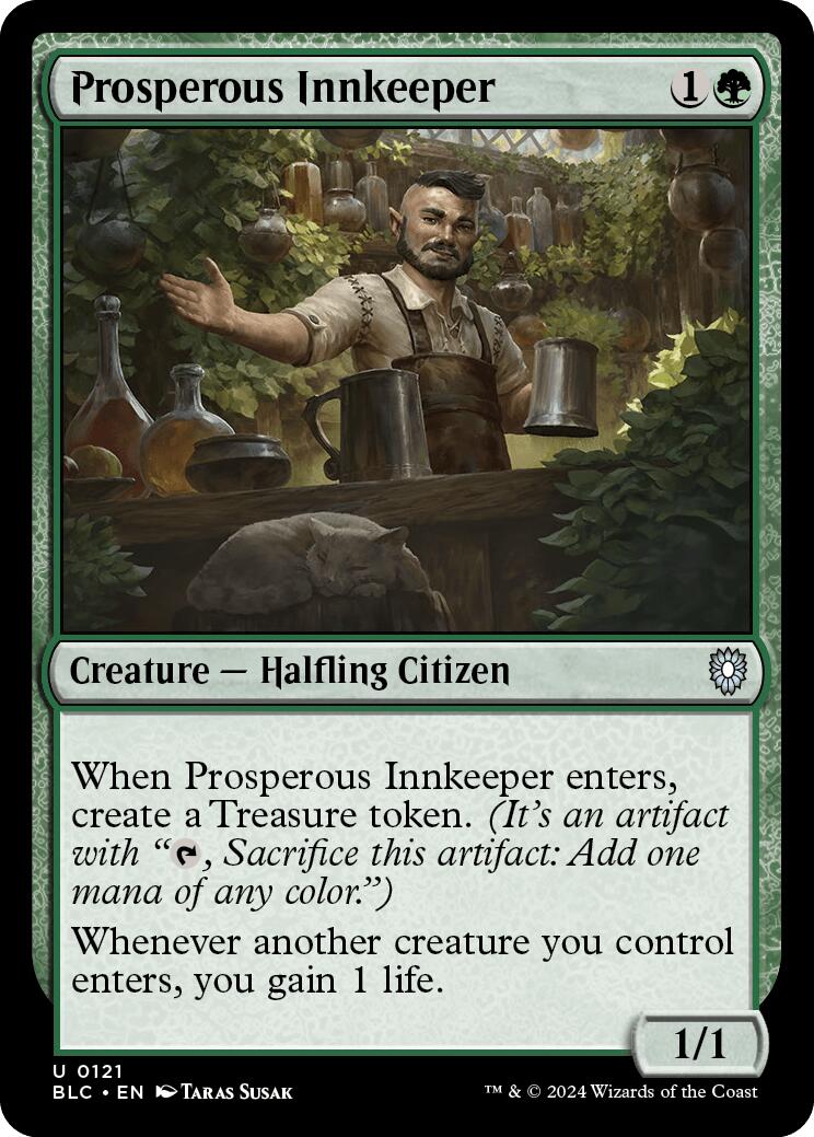 Prosperous Innkeeper [Bloomburrow Commander] | Cracking-Singles