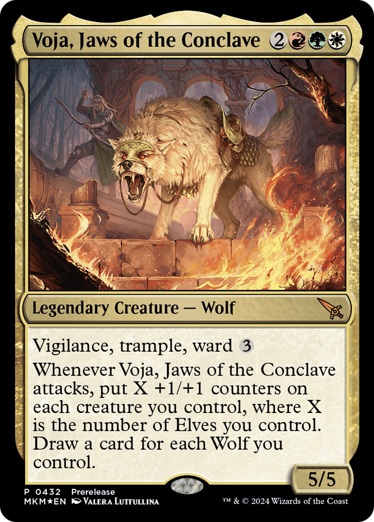 Voja, Jaws of the Conclave [Murders at Karlov Manor Prerelease Promos] | Cracking-Singles