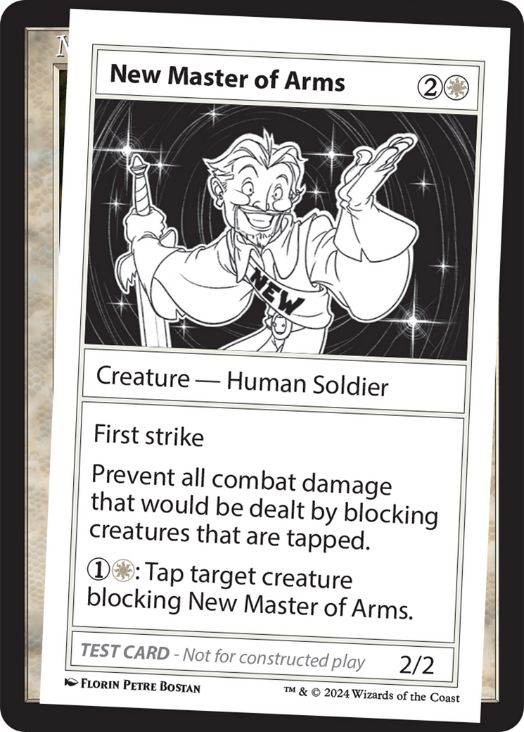 New Master of Arms [Mystery Booster 2 Playtest Cards] | Cracking-Singles