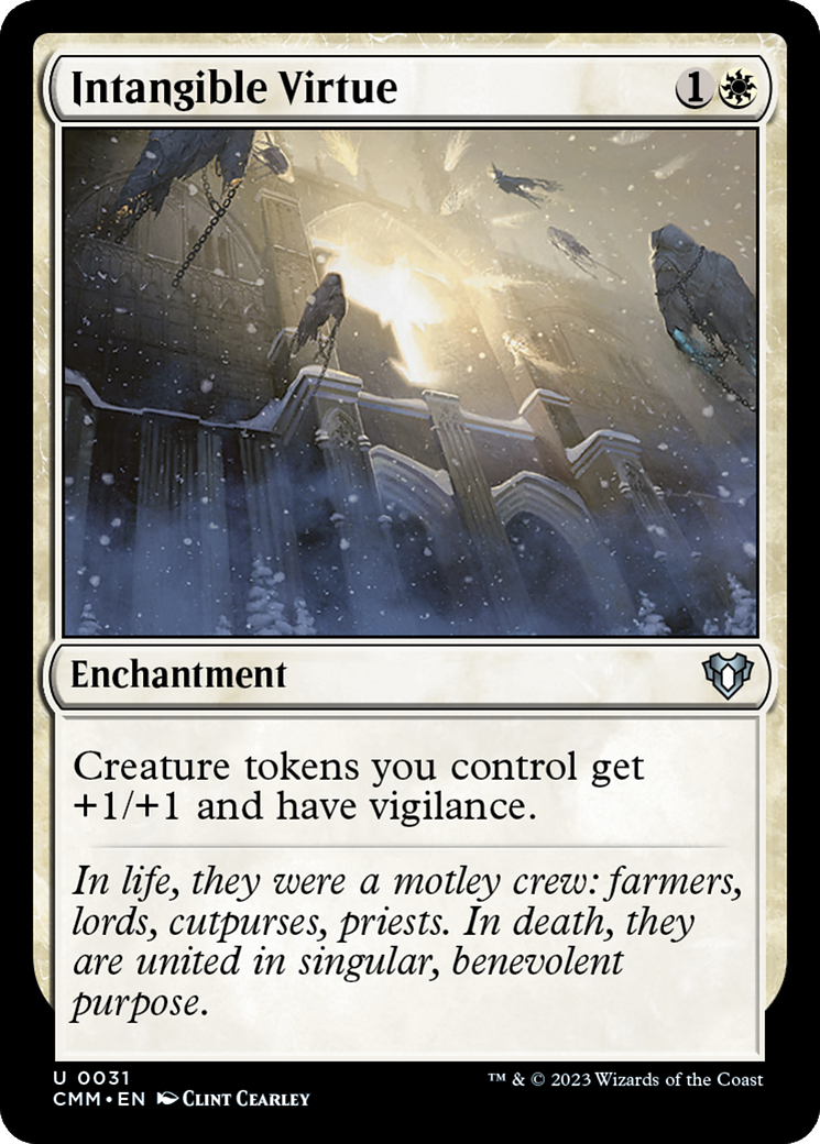 Intangible Virtue [Commander Masters] | Cracking-Singles