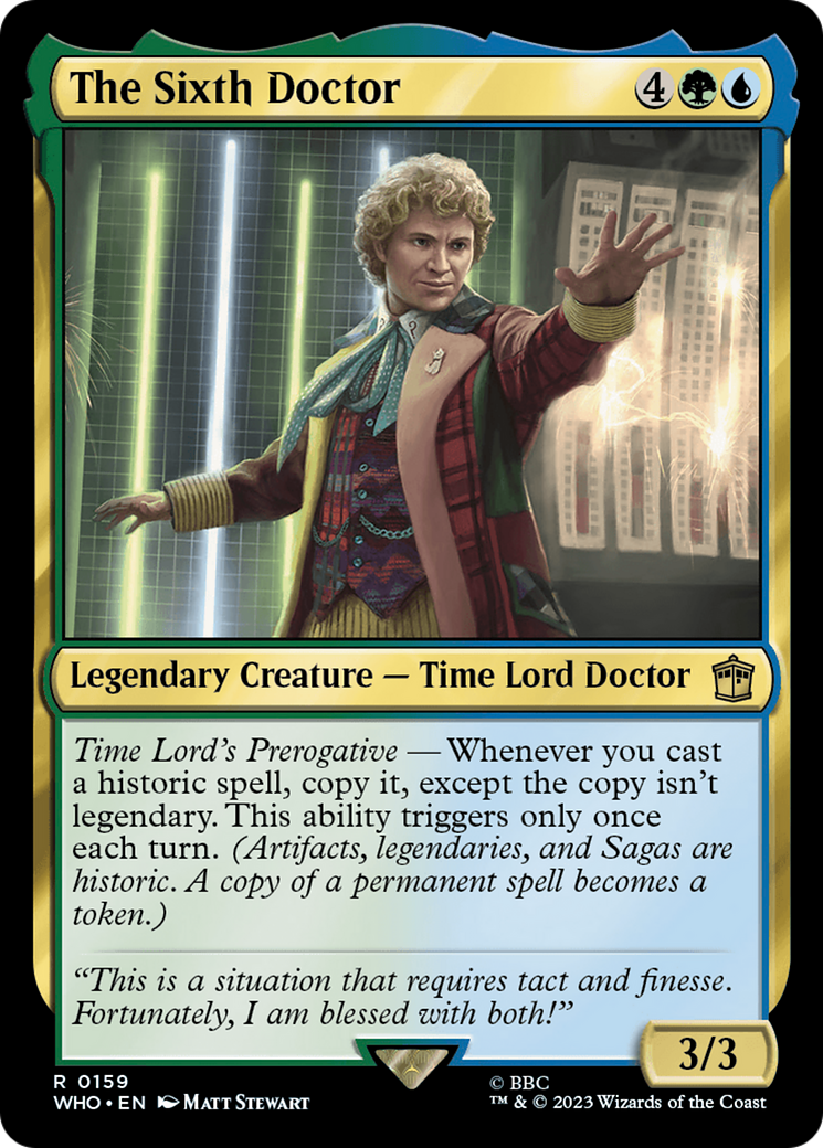 The Sixth Doctor [Doctor Who] | Cracking-Singles