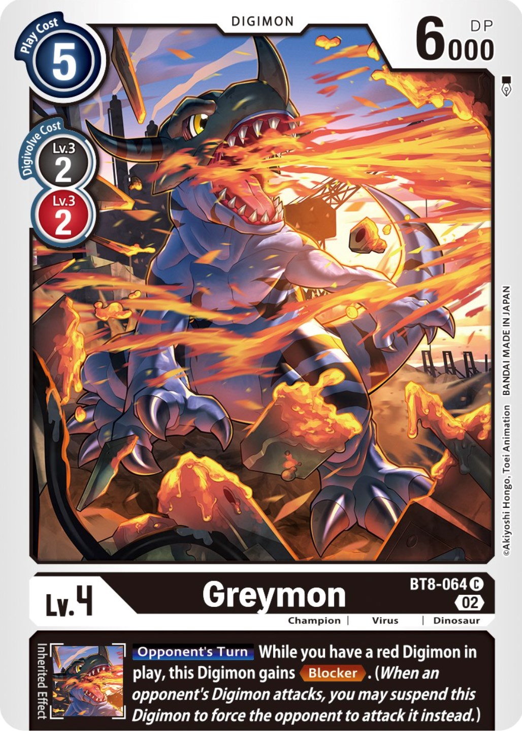 Greymon [BT8-064] (Winner Pack Dimensional Phase) [New Awakening Promos] | Cracking-Singles