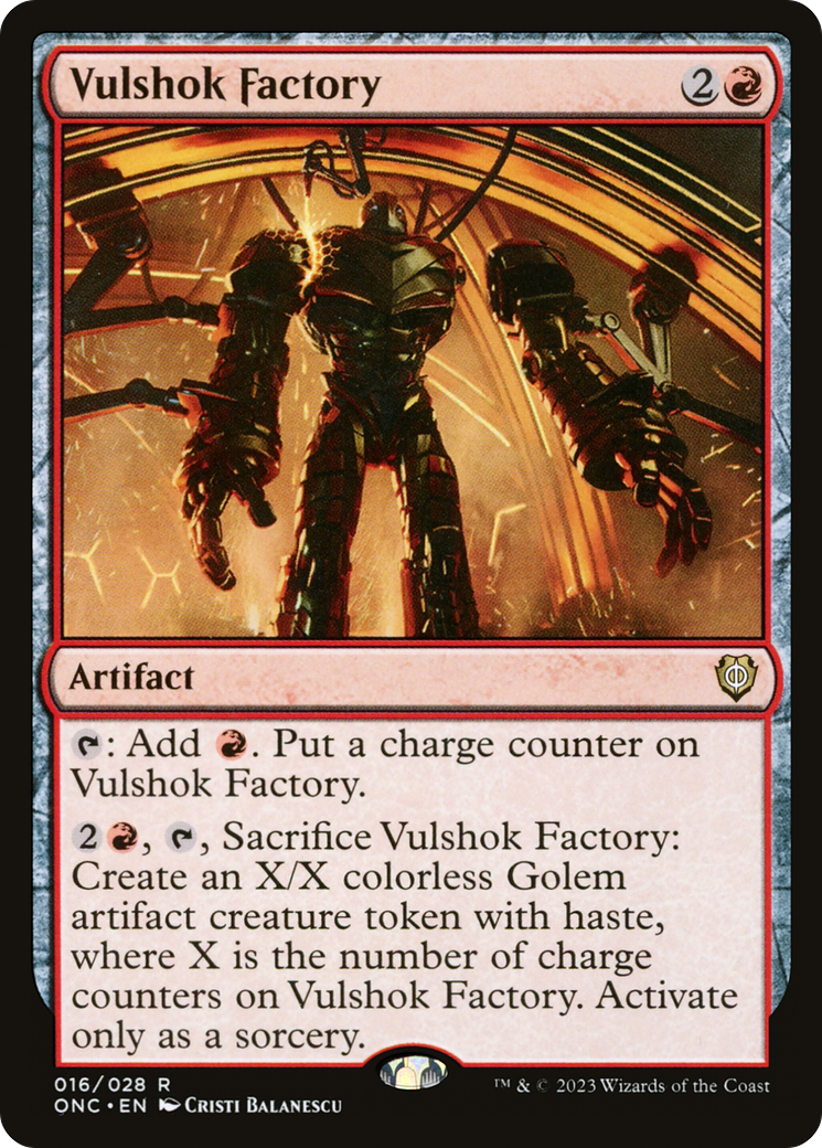 Vulshok Factory [Phyrexia: All Will Be One Commander] | Cracking-Singles