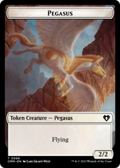 Copy (54) // Pegasus Double-Sided Token [Commander Masters Tokens] | Cracking-Singles