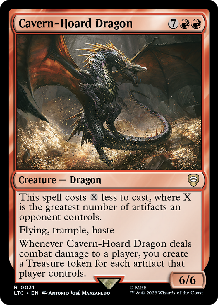 Cavern-Hoard Dragon [The Lord of the Rings: Tales of Middle-Earth Commander] | Cracking-Singles