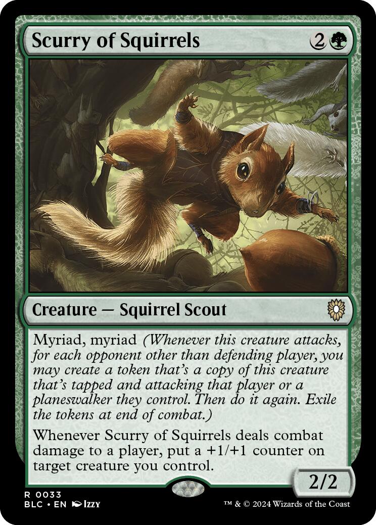 Scurry of Squirrels [Bloomburrow Commander] | Cracking-Singles